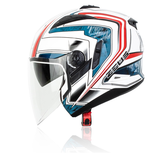 Gloss White AJ6 Blue