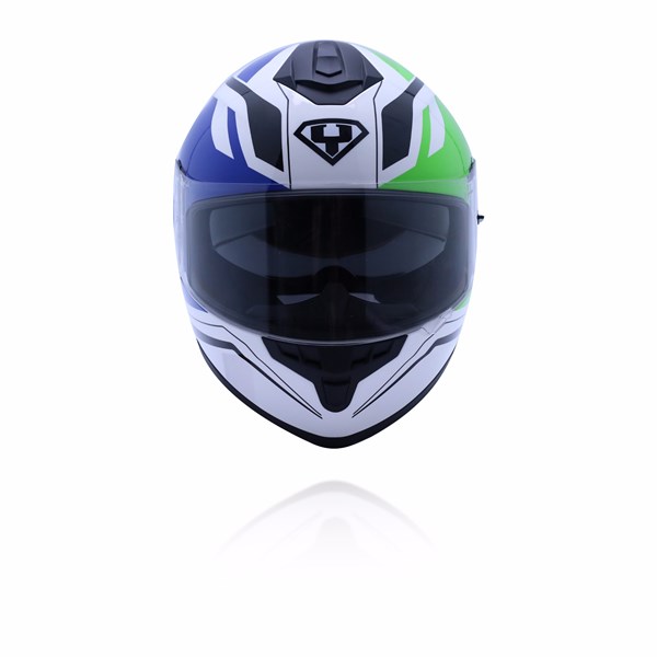 24# Gloss White Green Blue