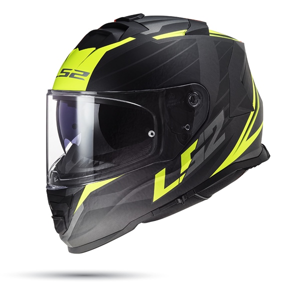 ECE22.06 Nerve Gloss Black H-V Yellow